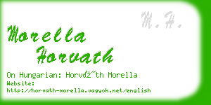 morella horvath business card